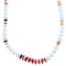 Fresh Water Pearl Oyster Shell Sterling Silver Bead Necklace DX116062